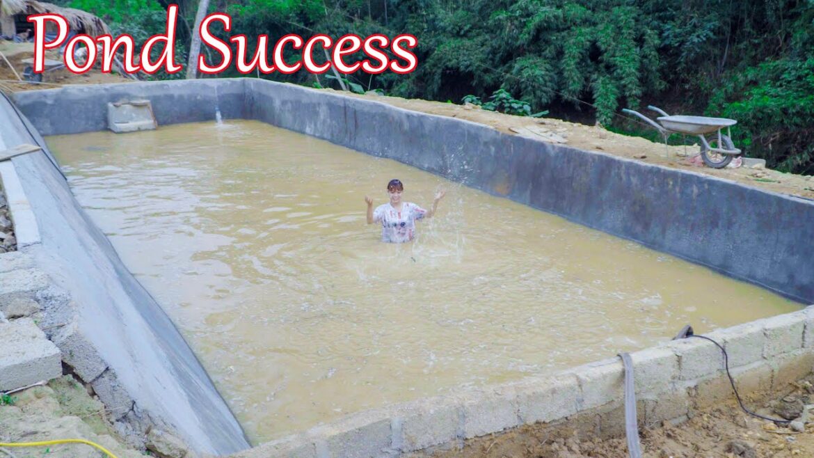 Successfully Repairing Hole of Fish Pond – Gardening Prepared for Planting Vegetables – Building Successfully Repairing Hole of Fish Pond - Gardening Prepared for Planting Vegetables - Building