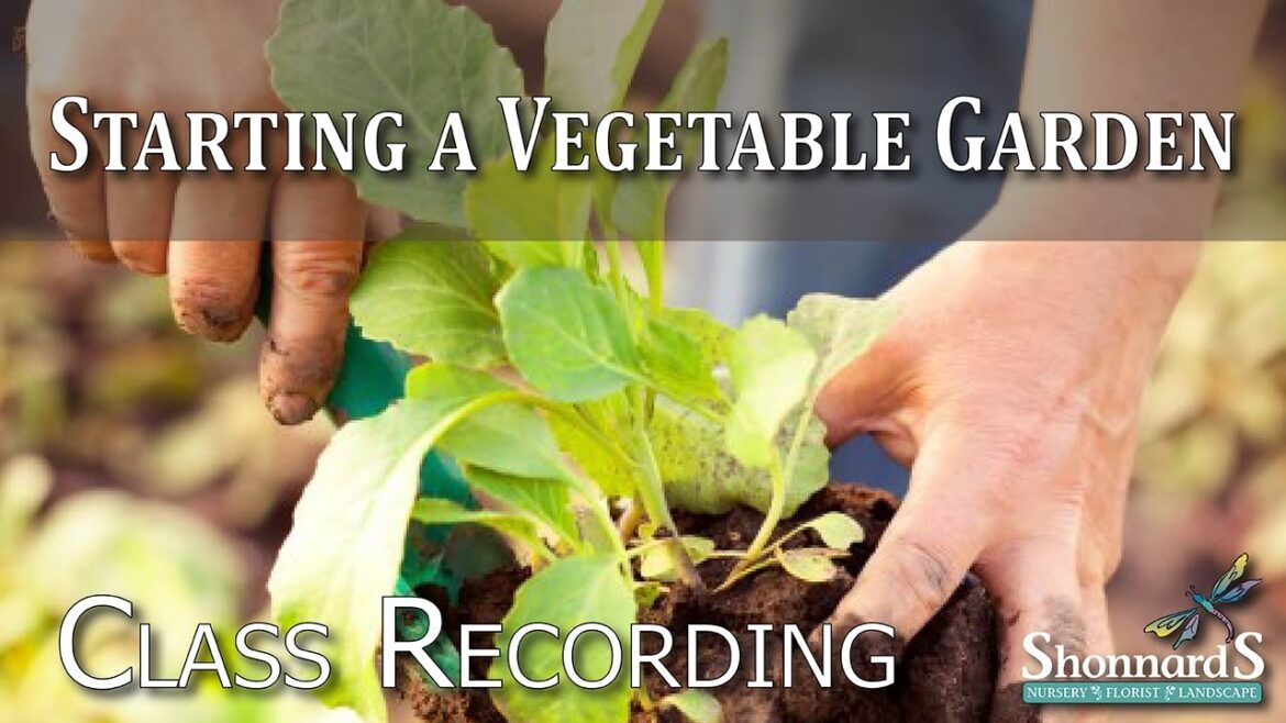 Starting a Vegetable Garden - Class Recording
