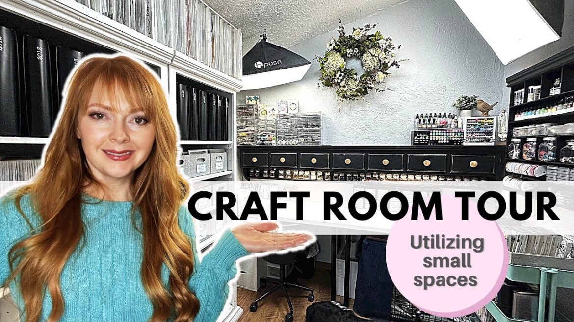 Craft Room Tour / Utilizing Small Spaces Craft Room Tour / Utilizing Small Spaces