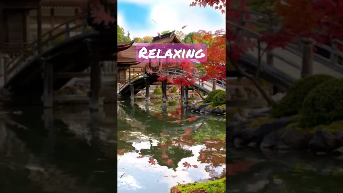 The most calming Japanese garden music to listen to while relaxing or meditating #shorts The most calming Japanese garden music to listen to while relaxing or meditating #shorts