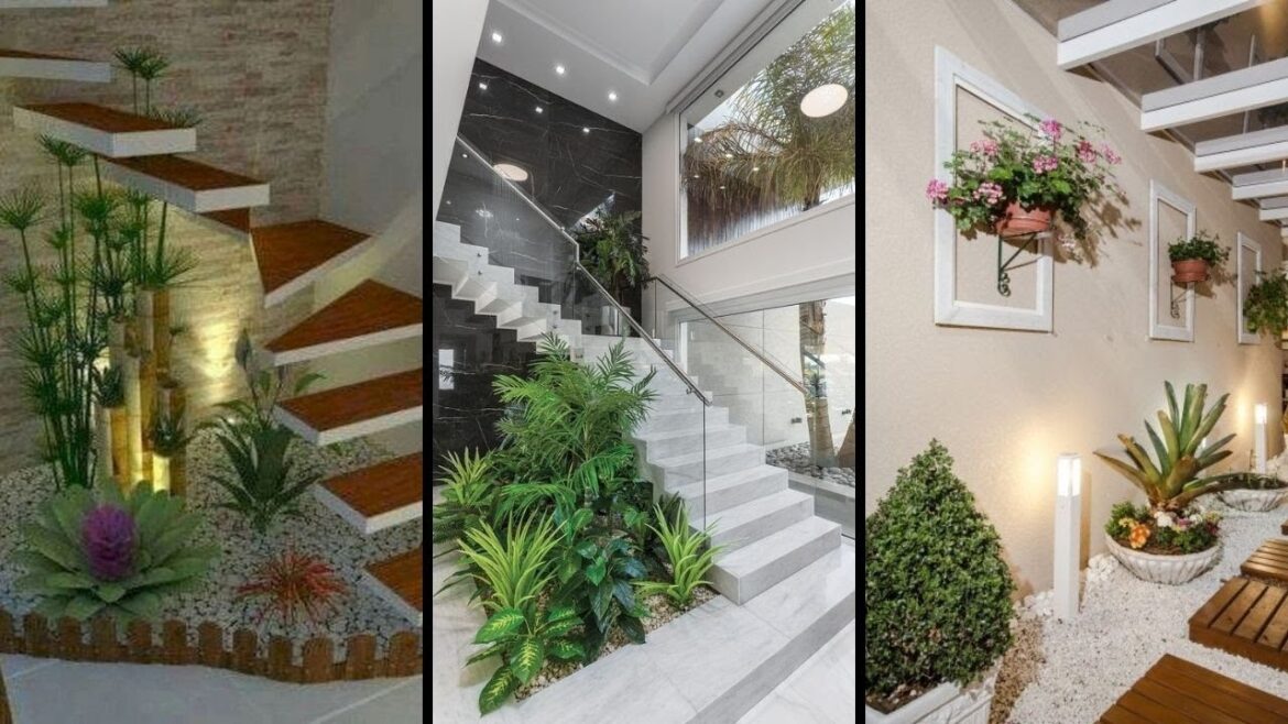 50+Best Indoor Garden Ideas for Small Spaces  / Small Courtyard House Interior/ Indoor Green Spaces