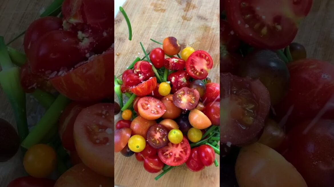 Cooking what the garden provides