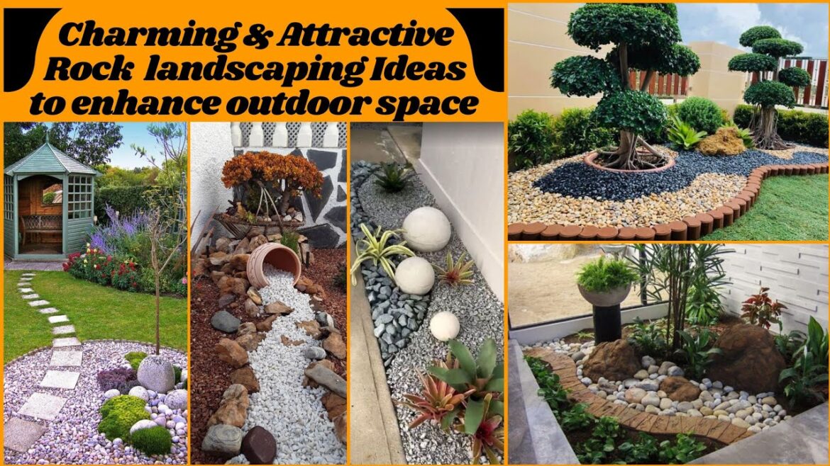 Diy Rock landscaping ideas| front door landscaping ideas | diy garden ideas| Landscaping ideas