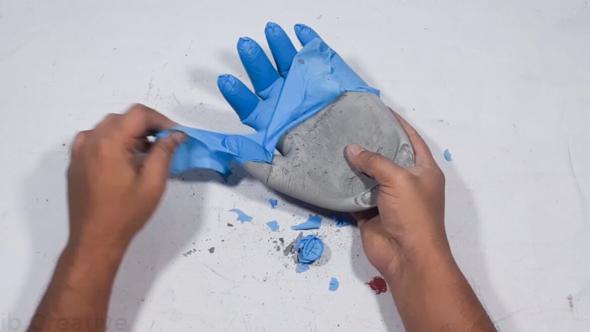 Beautiful Cement Flower Pots - Cement Making Flower Pots For Garden Ideas | Cement Craft Ideas .