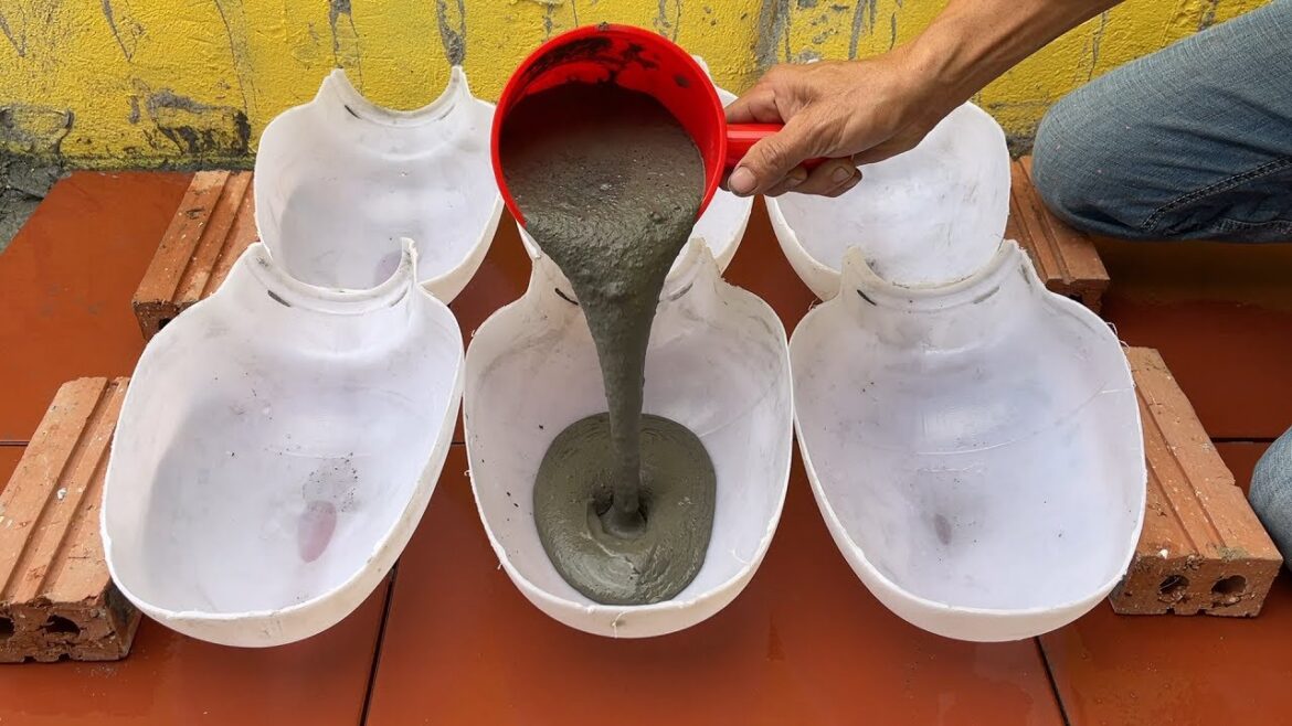 AMAZING GARDEN DECORATIONS - Easy and Beautiful - Cement Tips