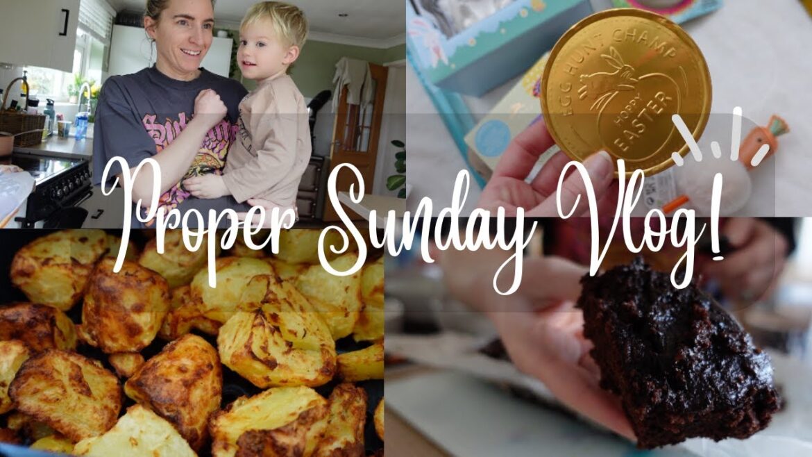 PROPER  SUNDAY VLOG! | ROAST, GARDENING & CUTTING BACK CHAT