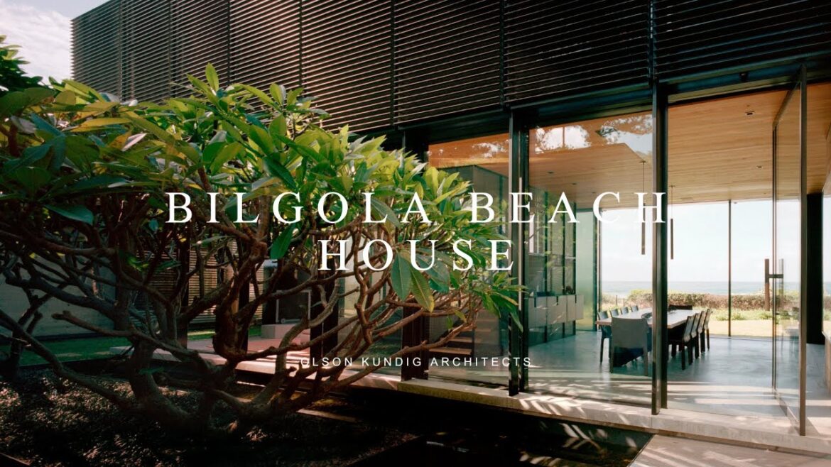 Beach House Design At The Lush Natural Landscape Offer Fresh Air And Sea Views