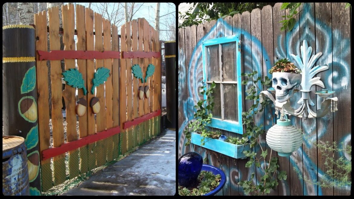 50 Creative Fence Decoration Ideas: Make Your Yard Beautiful!