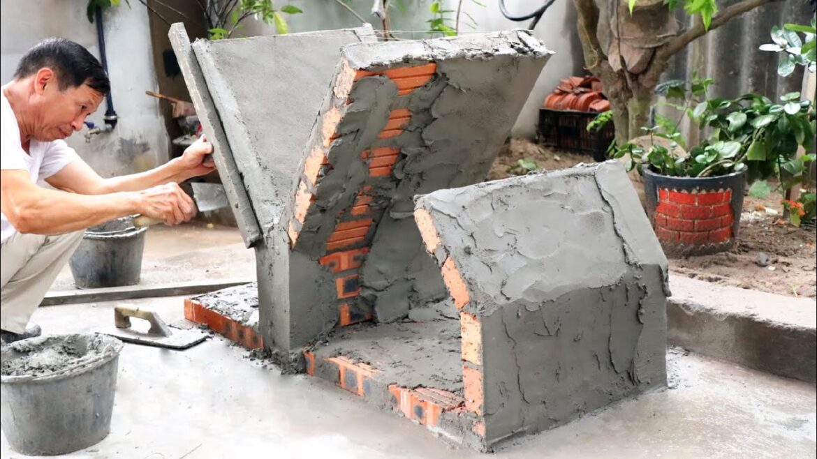 Design. Build a beautiful outdoor grill