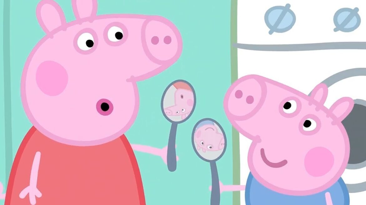 Peppa and George Meet Their Reflections 🪞🐷 Peppa Pig Official Channel Family Kids Cartoons