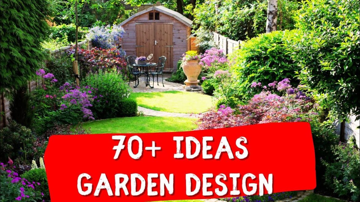 BEAUTIFUL SMALL GARDEN 🍀 70+ IDEAS landscape and backyard design