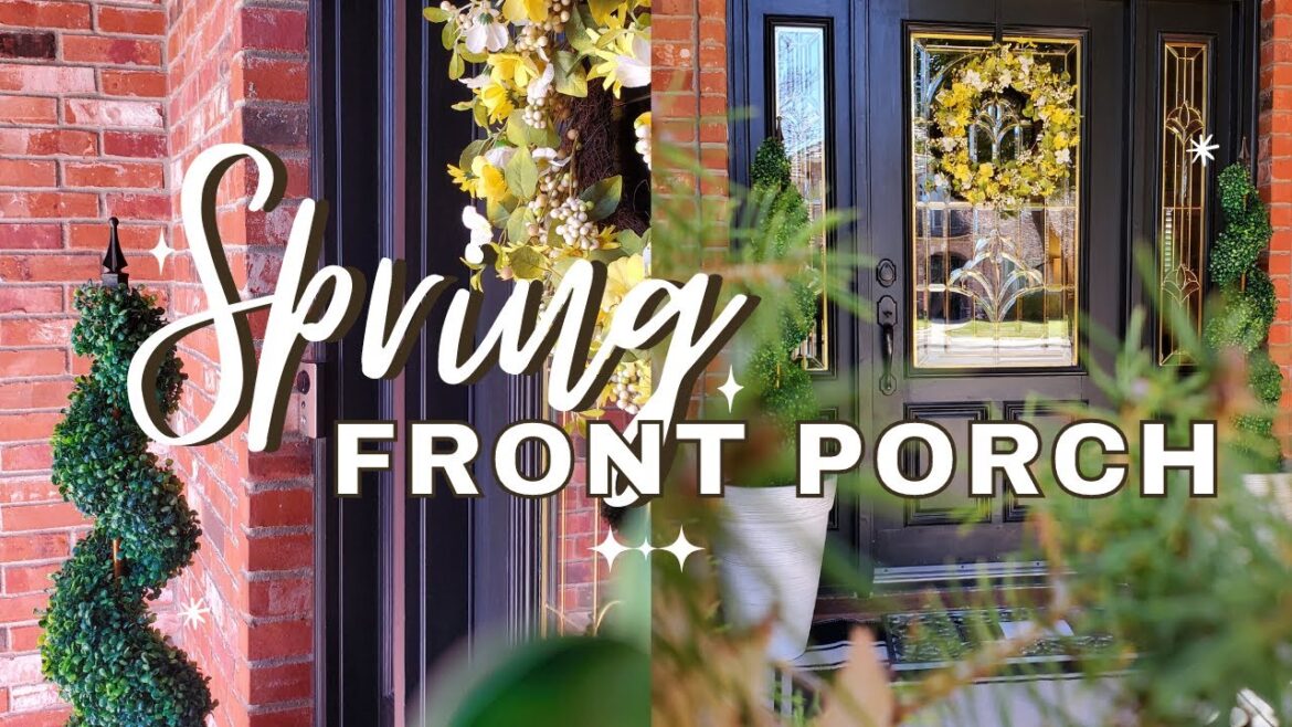 SPRING FRONT PORCH STYLING – DECORATE WITH ME 2023 | Decorating Ideas – Cute + Inviting SPRING FRONT PORCH STYLING - DECORATE WITH ME 2023 | Decorating Ideas - Cute + Inviting