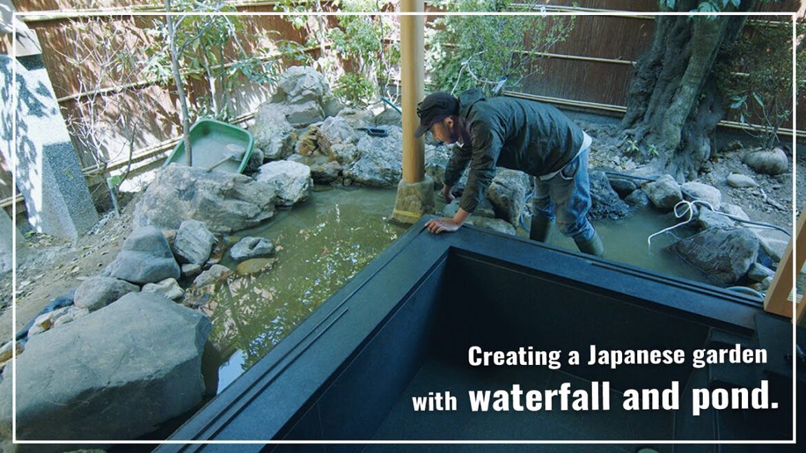 (Pro.59 – ep.2) Creating a Japanese garden with waterfall and pond. (Pro.59 - ep.2) Creating a Japanese garden with waterfall and pond.