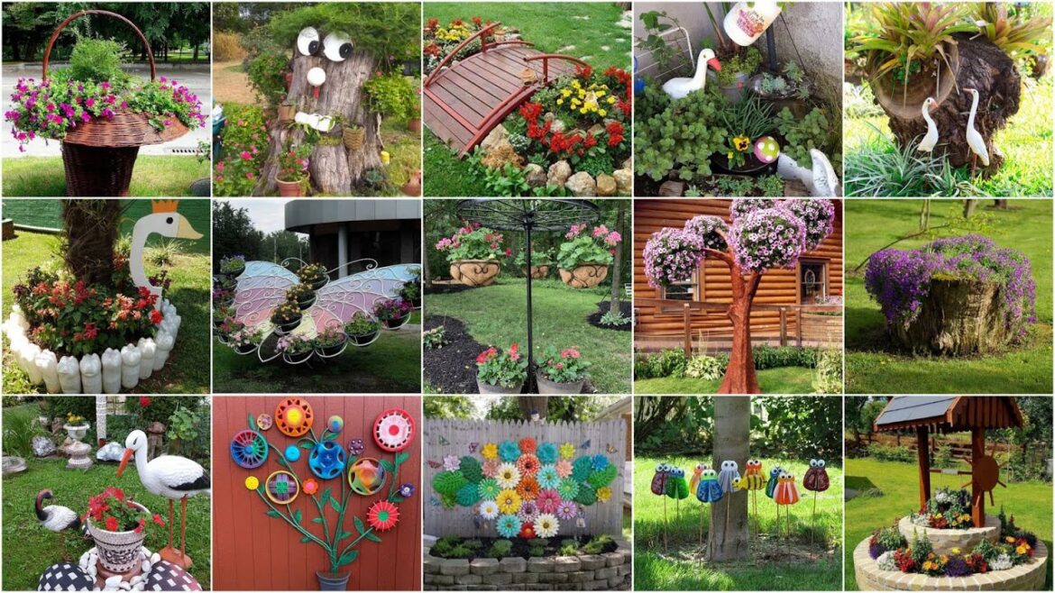 65+ Creative Garden Decoration Ideas | Beautiful Garden Ideas For Your Backyard