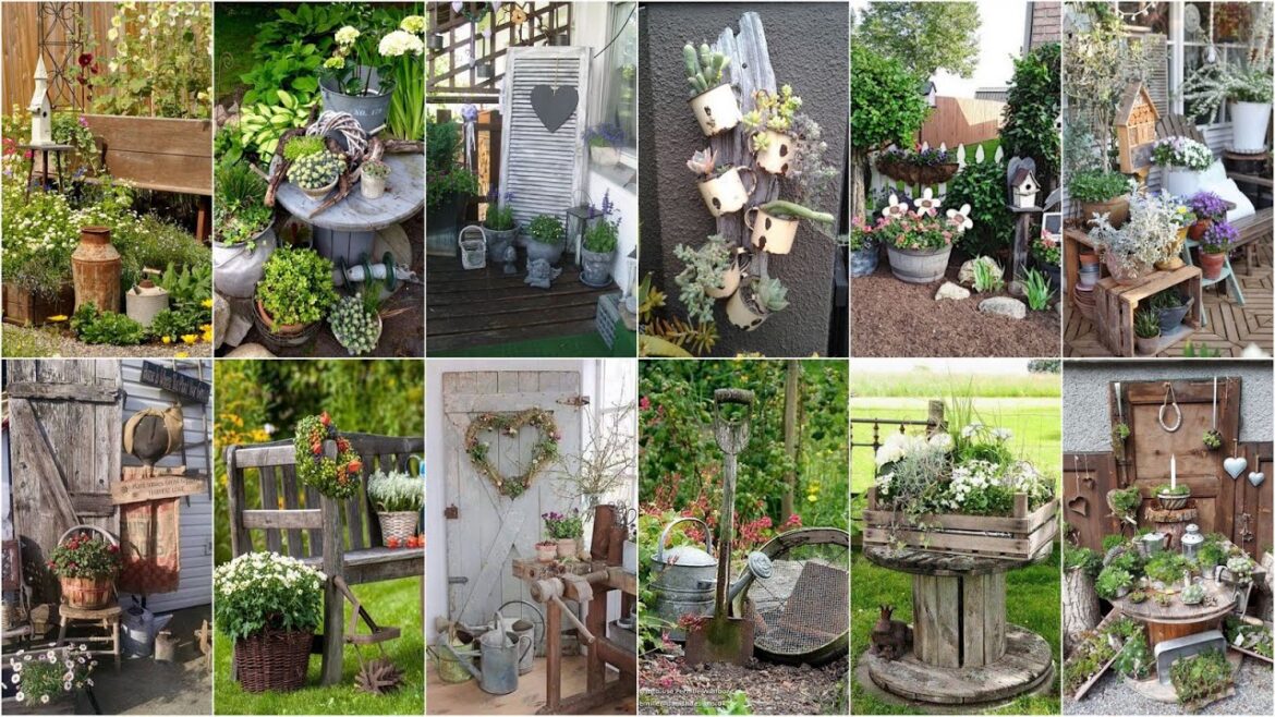 Latest Vintage Garden Decorating Ideas | Beautiful Rustic Garden Ideas Latest Vintage Garden Decorating Ideas | Beautiful Rustic Garden Ideas