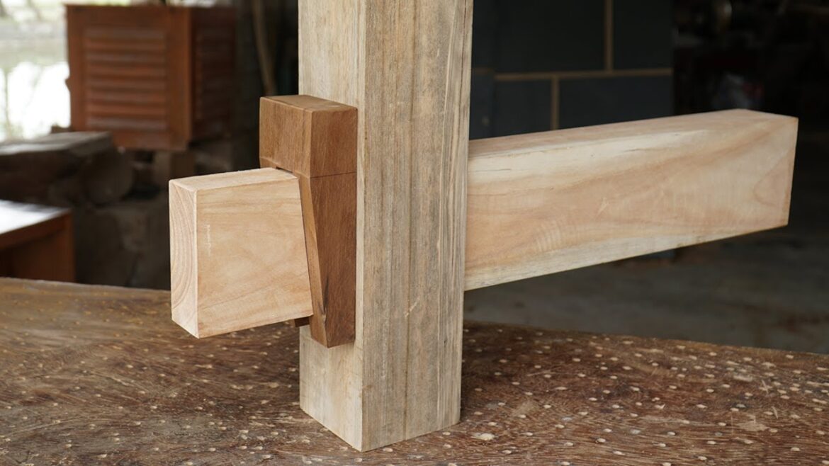 WOW Traditional Woodworking Joints Skills, Amazing Wood Structure Locked For Table