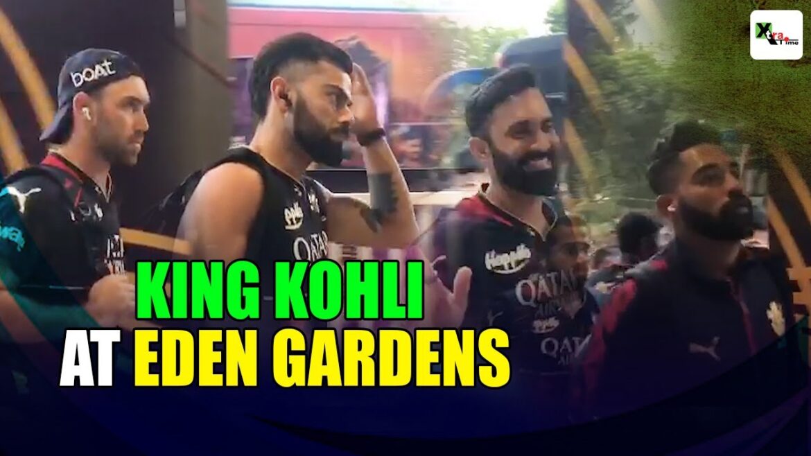 What reception did Virat Kohli receive as he arrived at Eden Gardens? I IPL2023 I KKRvsRCB