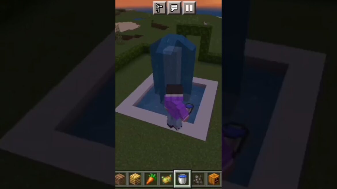 Minecraft beautiful garden design to show off world