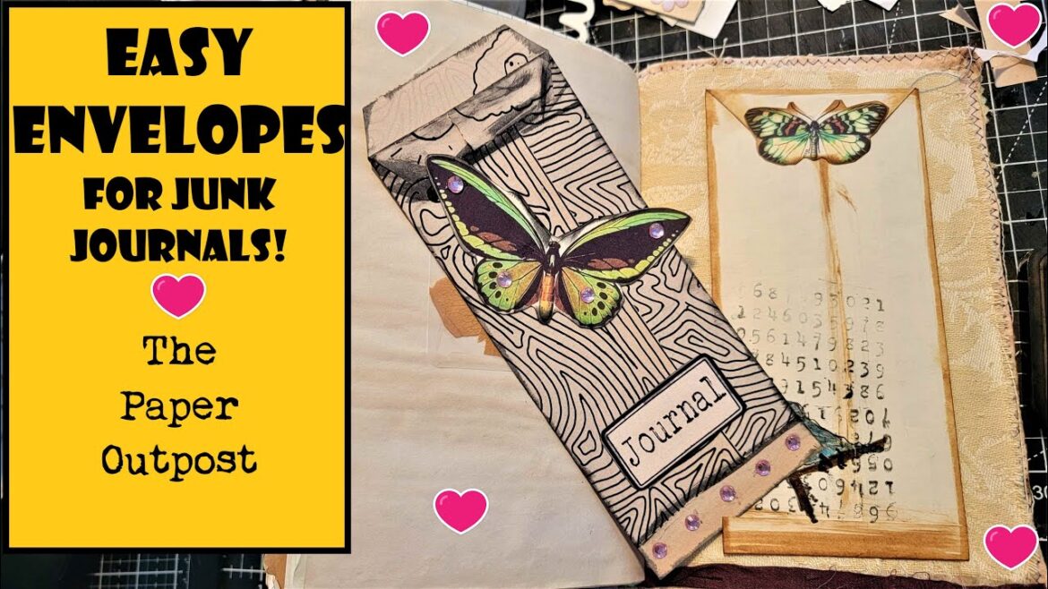 EASY DOCUMENT ENVELOPE TIPS & TRICKS for Junk Journals! Beginner friendly! The Paper Outpost :)