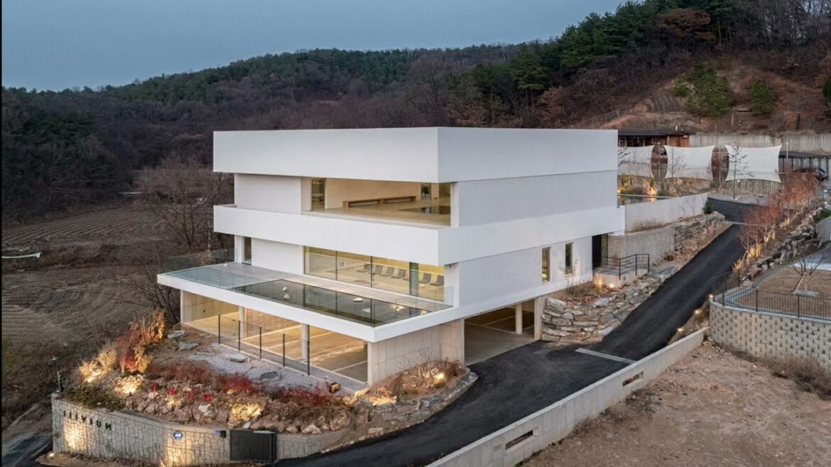 concrete house design a one house   #landscape #nature #birds #sound #inclinedstudio