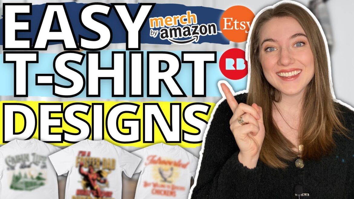 MAKE THOUSANDS SELLING SIMPLE T-SHIRT DESIGNS: Print on Demand Tutorial for Etsy & Amazon Merch