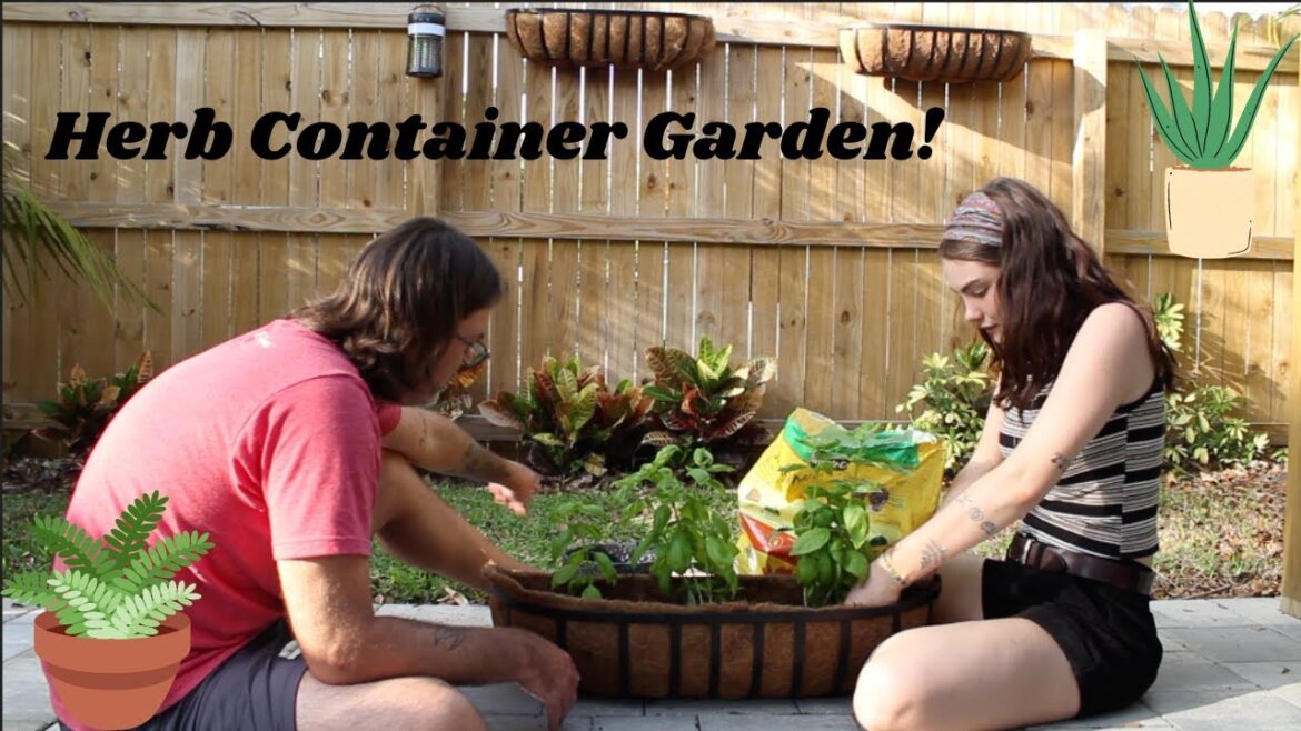 Starting an Herb Container Garden with my Dad!! Starting an Herb Container Garden with my Dad!!