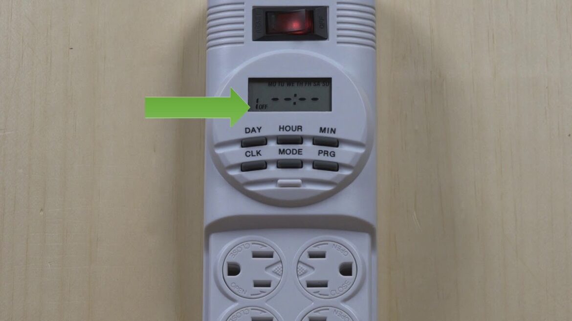Programming #38-972 – Power Strip with Timer Programming #38-972 - Power Strip with Timer