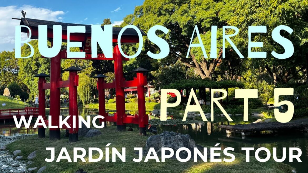 🇯🇵 Jardín Japones | Japanese Garden Buenos Aires Walking Tour 4K 🎏🎎