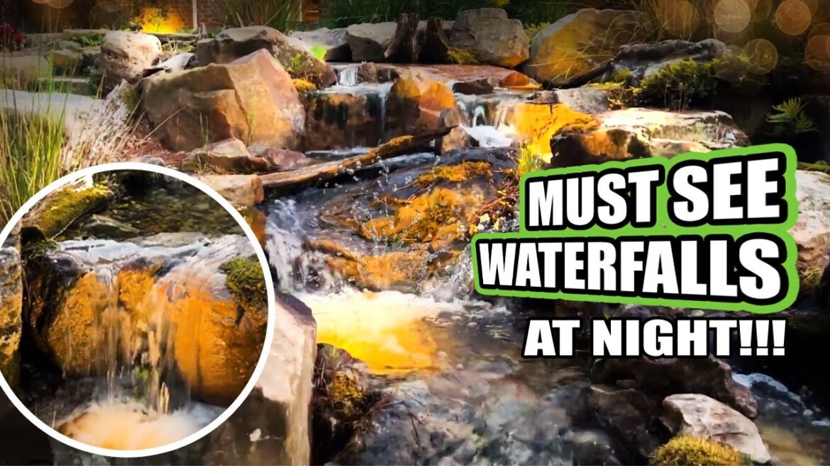 MUST SEE! Pondless Waterfalls at Night in Lawrenceville, GA / MASSIVE NEW BUILD!!! MUST SEE! Pondless Waterfalls at Night in Lawrenceville, GA / MASSIVE NEW BUILD!!!