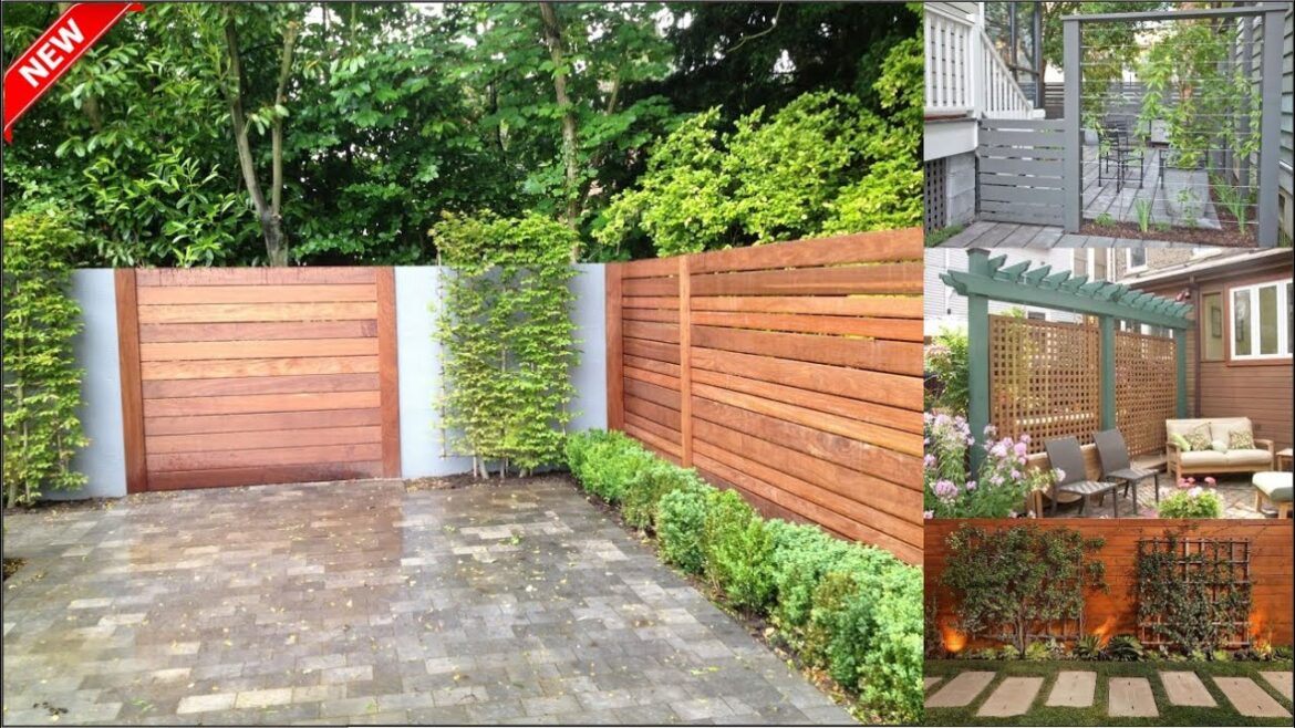 Backyard Fence Design Ideas | Garden Design Ideas | Full House Garden Design Ideas