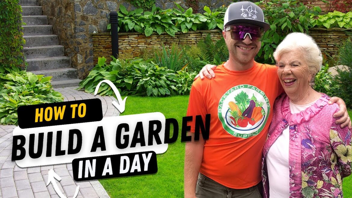 How We Built a Garden in ONE Day...
