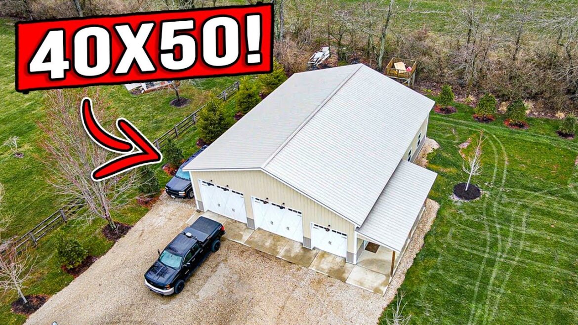 FULL-TIME TEACHER & MASSIVE SIDE HUSTLE! [40X50 SHOP TOUR!]