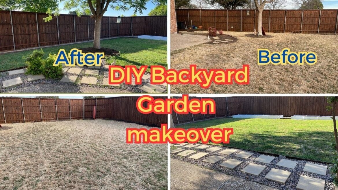 DIY backyard Garden Makeover! எங்கள் DIY (Do it yourself) கொல்லைப்புற தோட்டம் !