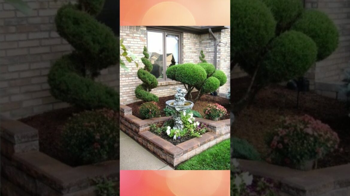 Small Front yard / Balcony Landscaping Ideas | BE YOUR OWN GARDENER #lanscape #garden #gardening