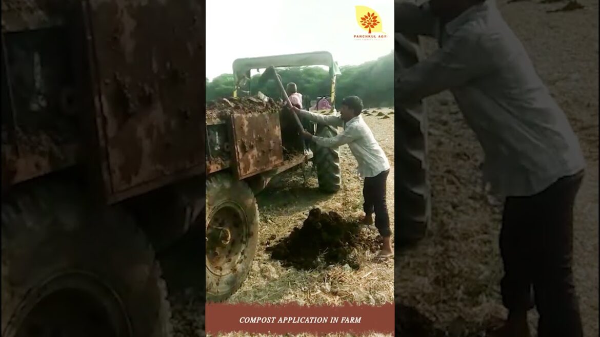 Compost application in farm