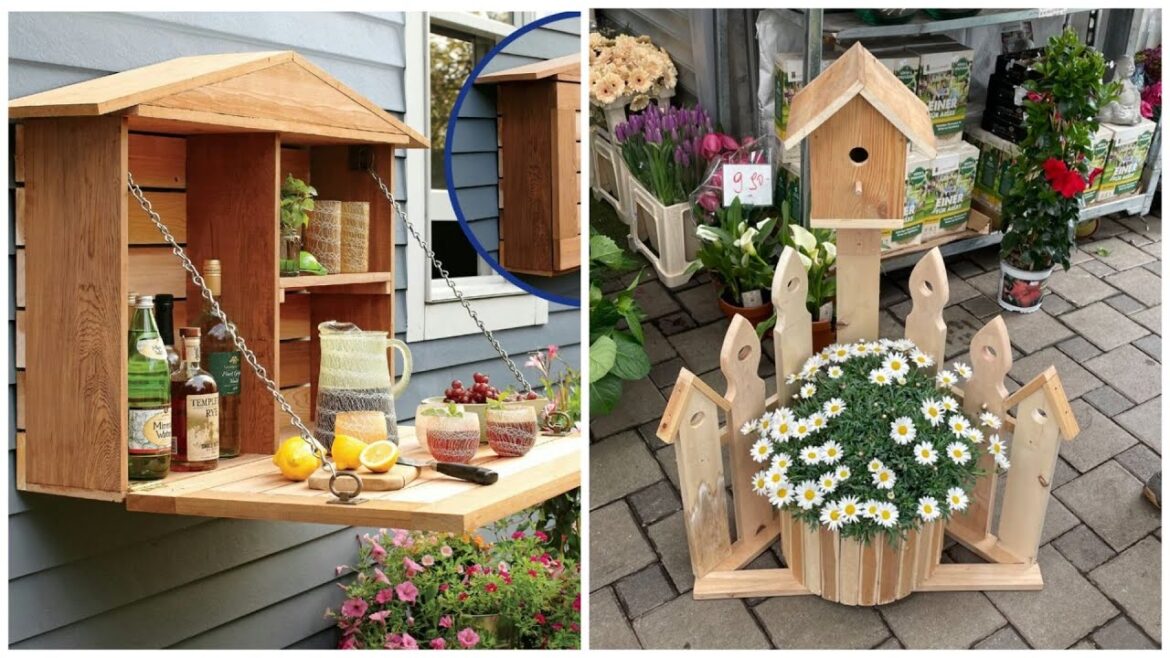 DIY Wooden Crafts for Garden and Backyard: Useful and Functional Ideas DIY Wooden Crafts for Garden and Backyard: Useful and Functional Ideas
