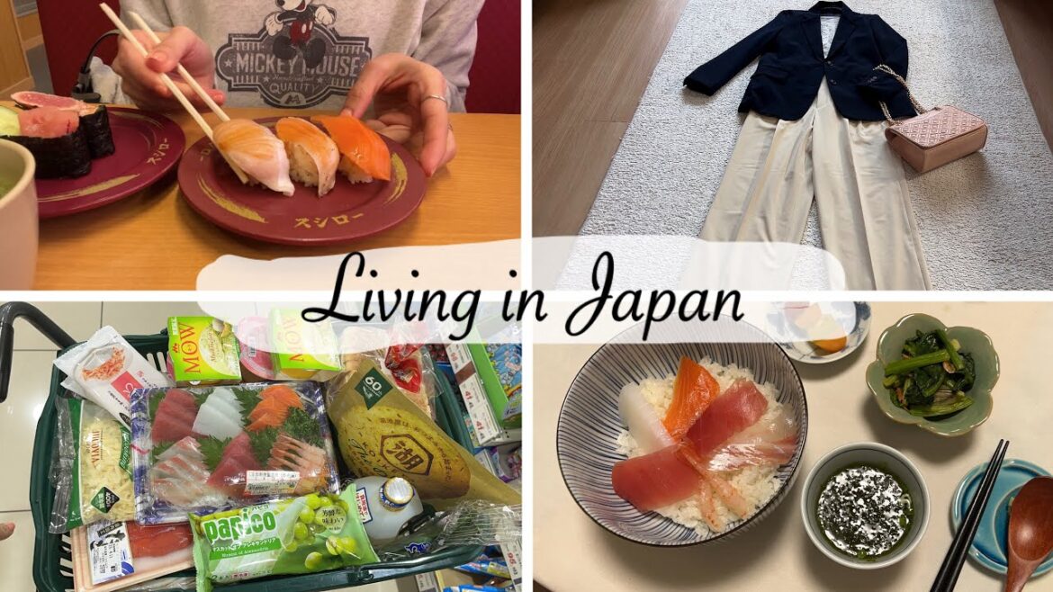 my days in april | buy bento🌸, grocery shopping, sushi, japanese bbq, teatime at cafe