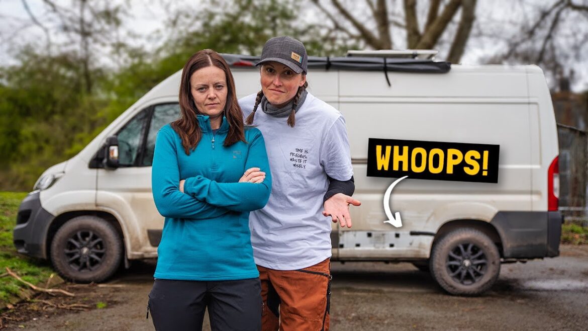 Damage, repairs, and modifications on the road - campervan and micro camper road trip (Van Life UK)