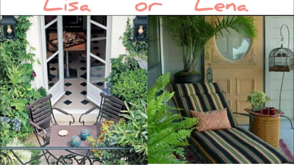 Lisa or Lena🌼❤#06 cute balcony gardening ideas🌼❤choose one