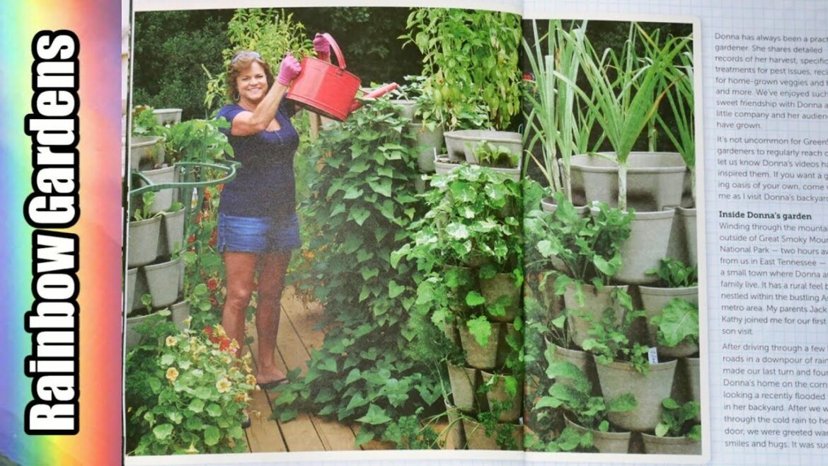 What's Growing in April? Vertical Container Garden & Square Foot Garden Tour