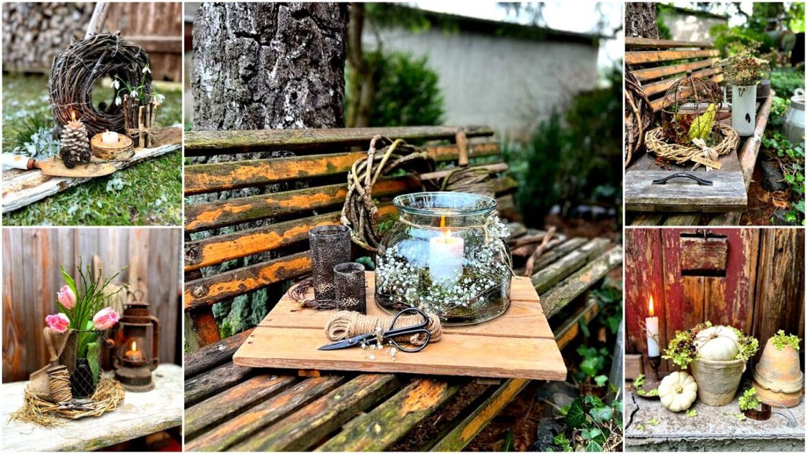 50+ Latest Vintage Garden Decorating Ideas! Must See!