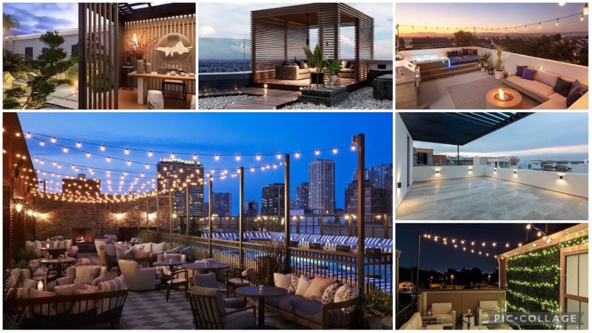 Latest Rooftop Garden ideas Open terrace greenery designs @Lyphomedecor