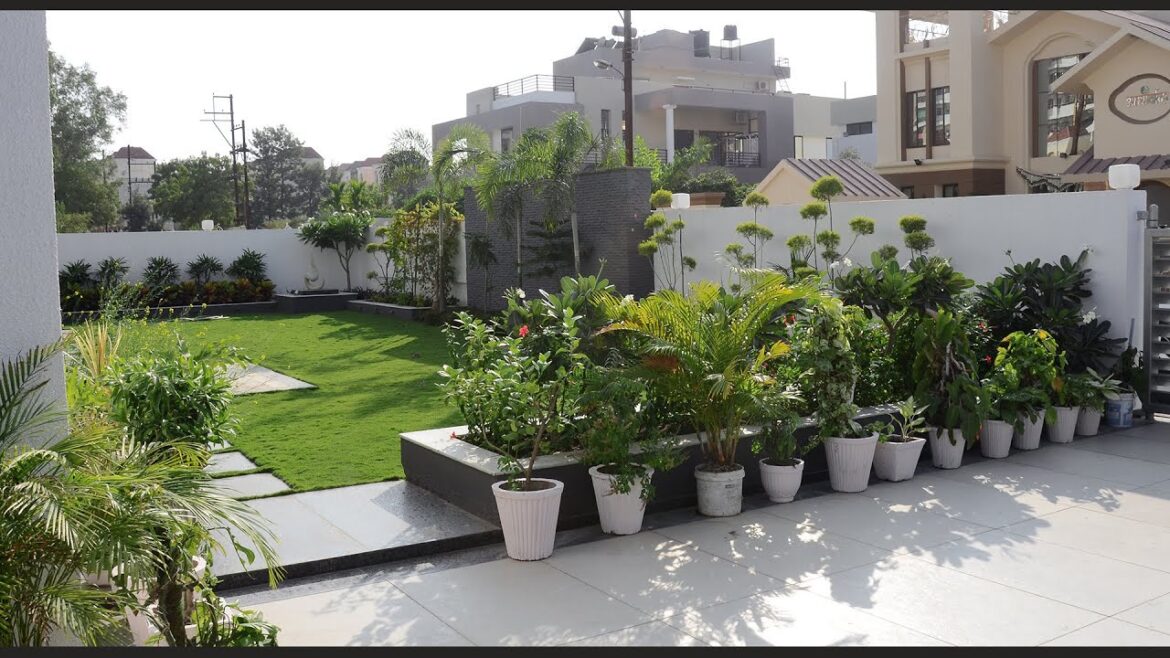 A Pleasant Residential Landscaping (Location - Indore) | Devila Landscape