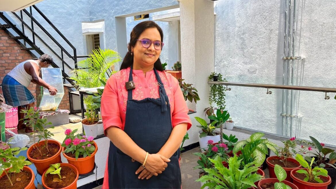 நம்ம வீட்டு பால்கனி எப்படி இருக்கு பாக்கலாம் வாங்க | Balcony Garden Ideas Tour @SHERINveetusapadu
