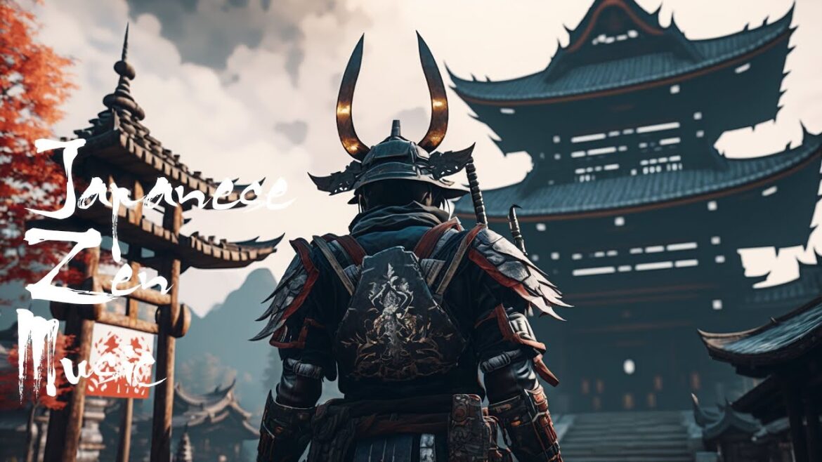 A Rainy Day at The Temple - Japanese Zen Music For Soothing, Meditation - Japanese Flute Music