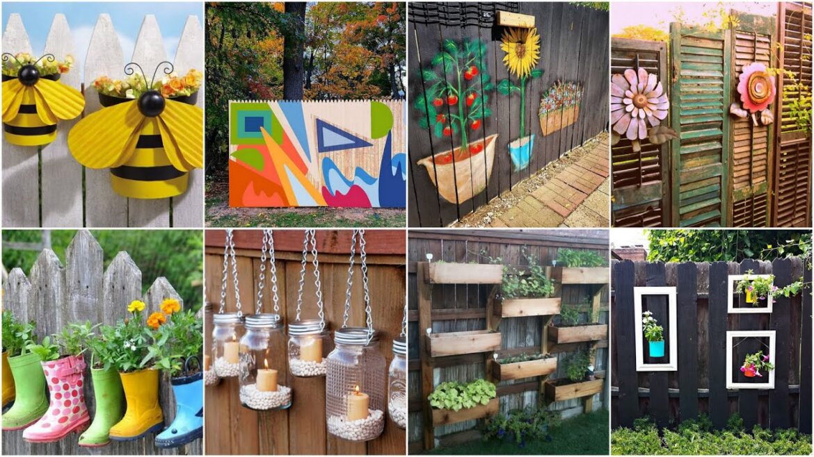 100 Latest Garden Fence Decorating Ideas | Beautiful Garden Ideas