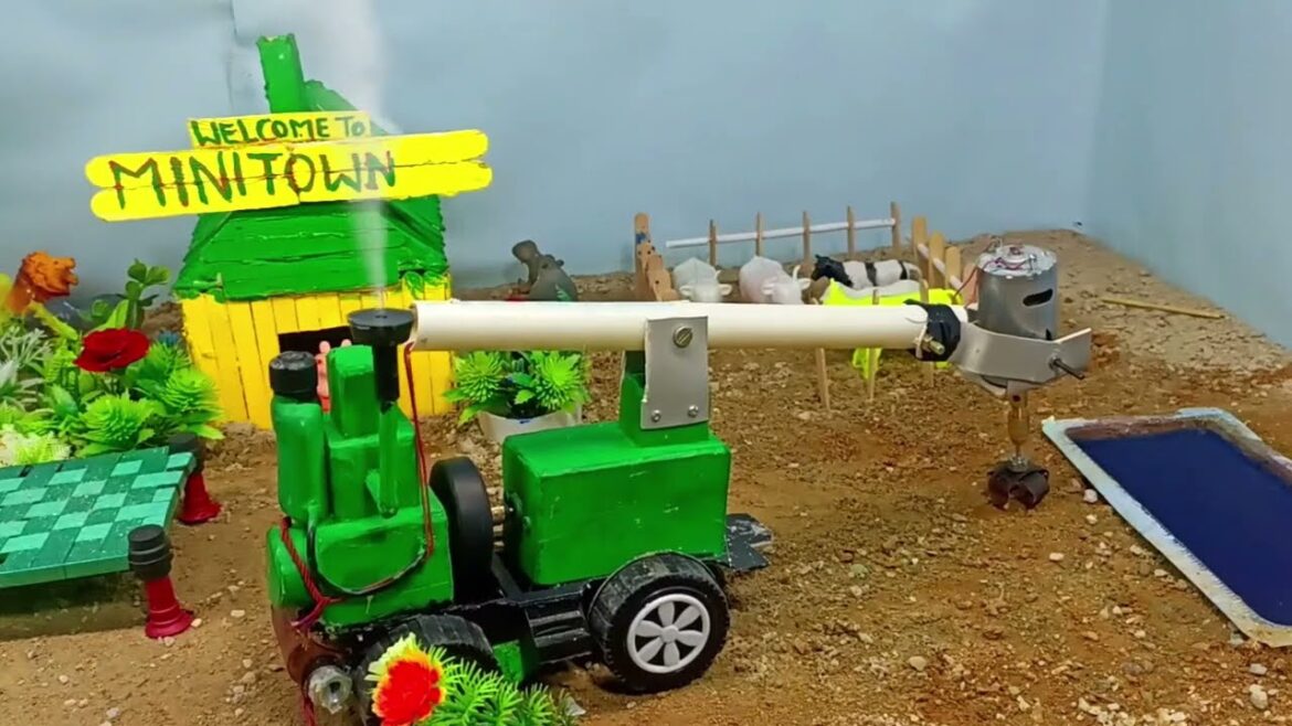 DIY tractor mini plough machine science project | Diy especially Agricultural Machinery