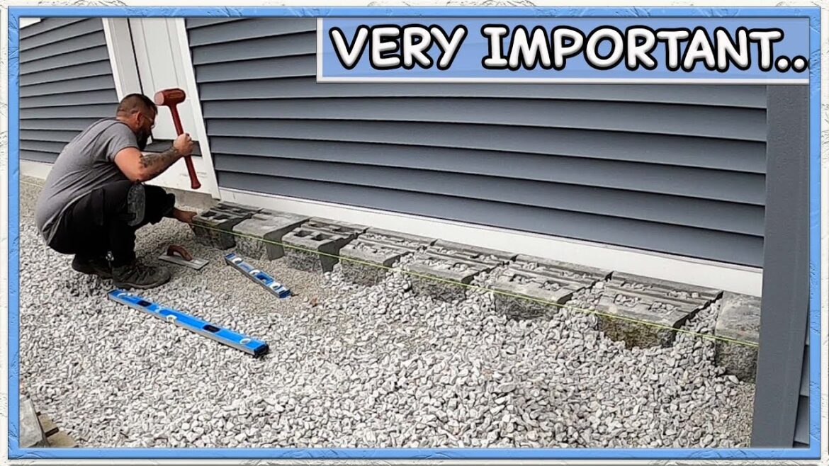 I Had to Build This Wall Before Laying Pavers…. I Had to Build This Wall Before Laying Pavers....