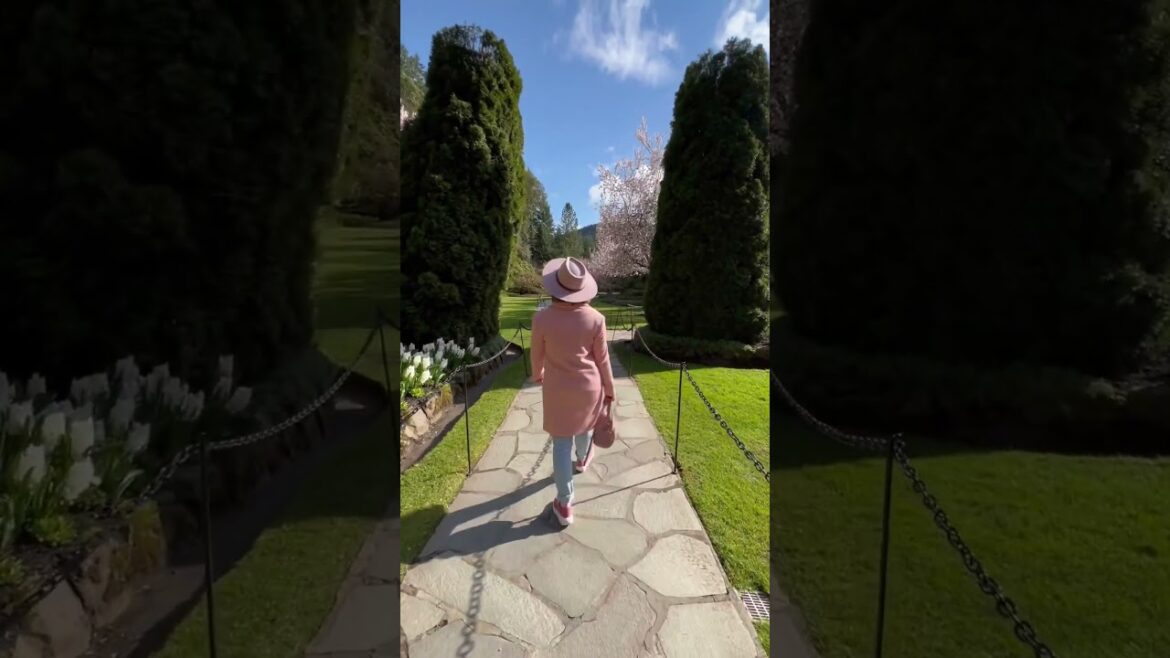 Levitating at the Butchart Gardens π¨π¦ Levitating at the Butchart Gardens π¨π¦
