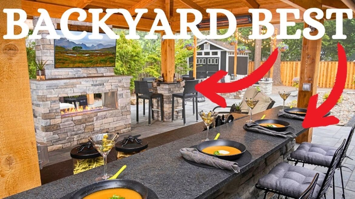 OUTDOOR KITCHEN BARS (a MUST for your Landscape)